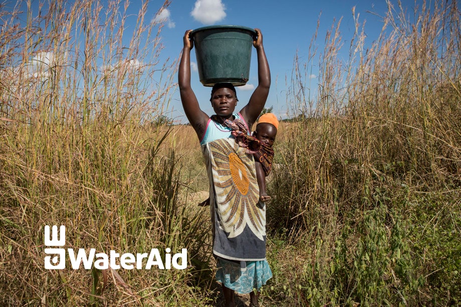 Our ongoing commitment to water aid. We donate 1 percent of our profits.